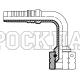 Фитинг  JIC (г) 2.1/2” DN=50 (90°) InterLock long drop (Vitillo SPA)