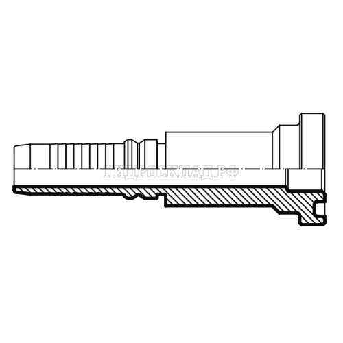 Фитинг SFS D=47.6 DN=20 (0°) InterLock (Vitillo SPA)