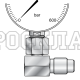 Адаптер манометра G1/4" - с точкой контроля M16x1.5 (90°) (Mini Press)