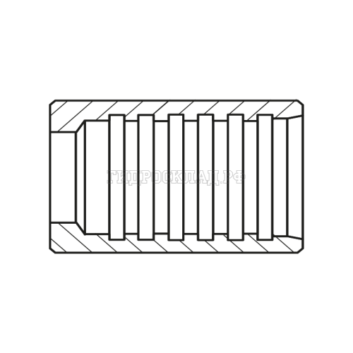 Муфта обжимная Ду=3 (Crimp D=7.6) (Mini Press)