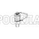 Точка контроля давления M16x2 - 1/2"-14 NPTF Type D (мет.колп.с цеп.) (Mini Press)