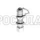 Точка контроля давления M16x2 - JIC(г) 1/2"-20 - мет.колп.с цеп. (Mini Press)