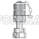 Точка контроля давления M16x2 - ORFS(г) 11/16"-16 - пласт.колп. (Mini Press)