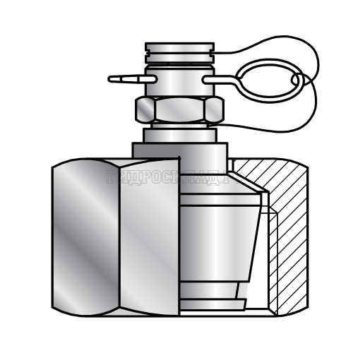 Точка контроля давления Plug-in - DKOL(г) M18x1.5 (Mini Press)
