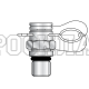 Точка контроля давления Plug-in - Metric(ш) M10x1 - O-Ring Type A (Mini Press)