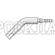 Фитинг BEL/S P=6  Ду=2мм (45°) (Mini Press)