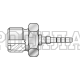 Фитинг ORFS(ш) 9/16"-18 Ду=4мм (0°) (Mini Press)