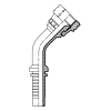 Фитинг DKI (г) М10х1 DN=06(45) (Китай)