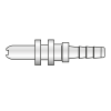 Фитинг Plug-in  Ду=2мм (0°) (Mini Press)