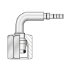 Фитинг DKOL(г) M14x1.5 Ду=3мм (90°) (Mini Press)