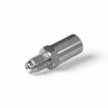 Фитинг (Ш) M10X1.0 (0°) SAE J1401, внутрен.конус, стальн. (одночастный). (Китай)