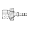 Фитинг BSP(ш) 3/8" Ду=4мм (0°) (Mini Press)