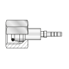 Фитинг DKOLL(г) M10x1 Ду=4мм (0°) (Mini Press)