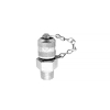 Точка контроля давления M16x2 - 3/8"-18 NPTF Type D (мет.колп.с цеп.) (Mini Press)