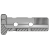 Болт BANJOx2(BSP) 5/8" (Vitillo SPA)