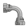 Адаптер 90° BSP(г) 1" - BSP(г) 1" (Vitillo SPA)