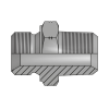 Адаптер BSP(ш) 1/2" - NPT(ш) 1/2" INOX (Vitillo SPA)
