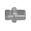 Адаптер BSP(ш) 3/8" - BSPT(ш) 1/8" (Vitillo SPA)