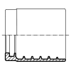 Муфта обжимная 1SN DN=32 (Китай)