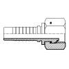 Фитинг BSP (г) 1.1/2" DN=32 (0°) (thrust-wire nut) (Vitillo SPA)