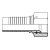 Фитинг JIC (г) 3/4" DN=12 (0°) (thrust-wire nut) (Vitillo SPA)