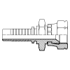 Фитинг JIS(KOMATSU) 14x1.5 DN=06 (0°) (Vitillo SPA)