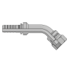 Фитинг ORFS (г) 1.11/16” DN=25 (45°) InterLock (без зачистки)