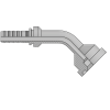 Фитинг SUPERCAT D=41.3 DN=20 (45°) InterLock (без зачистки)