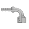 Фитинг BSP (г) 1.1/2” DN=32 (90°) InterLock (без зачистки) (thrust-wire nut)