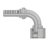 Фитинг JIC (г) 1.1/16” DN=20 (90°) InterLock (без зачистки) (thrust-wire nut)