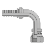 Фитинг ORFS (г) 1.11/16” DN=25 (90°) InterLock (без зачистки)