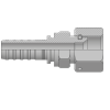 Фитинг JIC (г) 1.1/16” DN=20 (0°) InterLock (без зачистки) (thrust-wire nut)