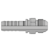 Фитинг JIC (ш) 1.1/16” DN=16 InterLock (без зачистки)