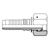 Фитинг BSP (г) 1.1/2" DN=40 (0°) InterLock (Vitillo SPA)