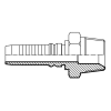 Фитинг BSPT (ш) 2" DN=50 InterLock (Vitillo SPA)