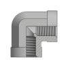 Адаптер 90° NPT(F) 1/4" - NPT(F) 1/4" (Vitillo SPA)