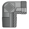Адаптер ТС 90° P=35 45x2 - NPT 1.1/4"(ш) (Vitillo SPA)