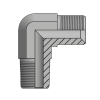 Адаптер 90° BSPT(ш) 1/4" - BSP(ш) 1/4" (Vitillo SPA)