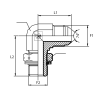 Адаптер 90° JIC(ш) 1.1/16" - Metric(ш) 22X1.5 o.r.+ш+ контргайка (Vitillo SPA)