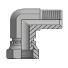 Адаптер 90° NPT(ш) 1/4" - BSP(г) 1/4" (Vitillo SPA)