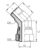 Адаптер 45° ORFS(г) 11/16" - ORFS(ш) 11/16" (Vitillo SPA)