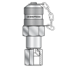 Точка контроля давления M16x2 - JIC(г) 1/2"-20 - мет.колп.с пласт.держ. (Mini Press)
