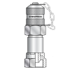Точка контроля давления M16x2 - BSP(г) 1/4" - мет.колп.с пласт.держ. (Mini Press)