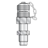 Точка контроля давления M16x2 -  M16x2 - мет.колп.с цеп.  проходной (Mini Press)