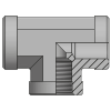 Адаптер тройник NPT(F) 1/4" (Vitillo SPA)