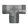 Адаптер ТС тройник P=35 45x2 - BSPT 1.1/4"(ш) (гориз.) (Vitillo SPA)