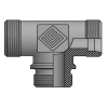 Адаптер ТС тройник P=35 45x2 - BSPP 1.1/4"(ш) Form B (гориз.) (Vitillo SPA)