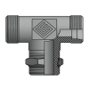 Адаптер ТС тройник P=18 26x1.5 - UNF 7/8"(ш) контргайка (гориз.) (Vitillo SPA)