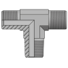 Адаптер тройник BSP(ш) 5/8" - BSP(ш) 5/8" - NPT(ш) 5/8" (Vitillo SPA)